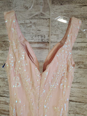 PINK LONG EVENING GOWN