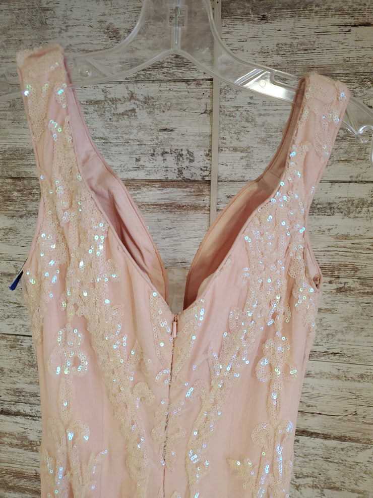 PINK LONG EVENING GOWN