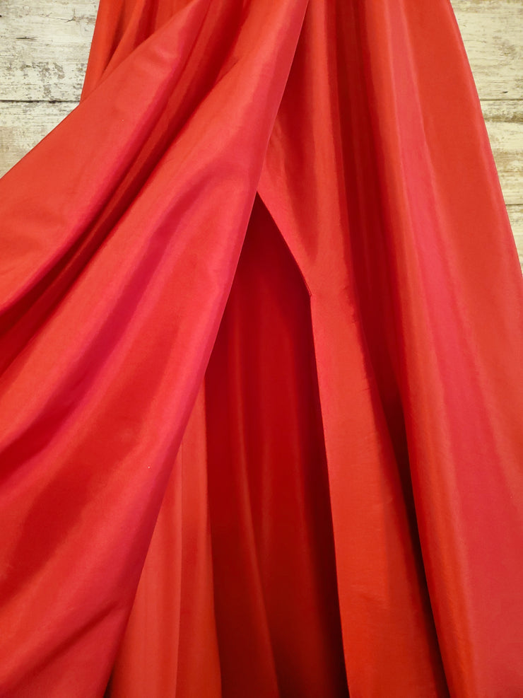 RED A LINE GOWN