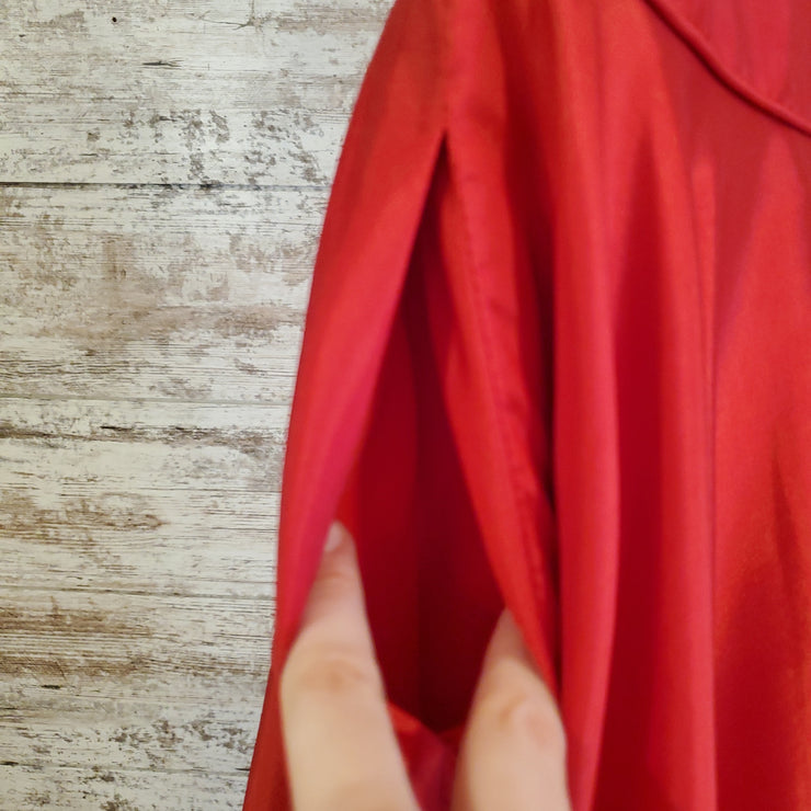 RED A LINE GOWN