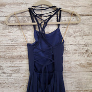 NAVY SHORT DRESS