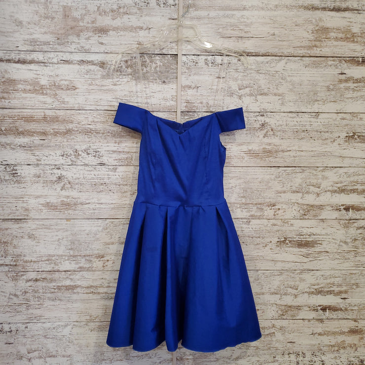 ROYAL BLUE SHORT DRESS