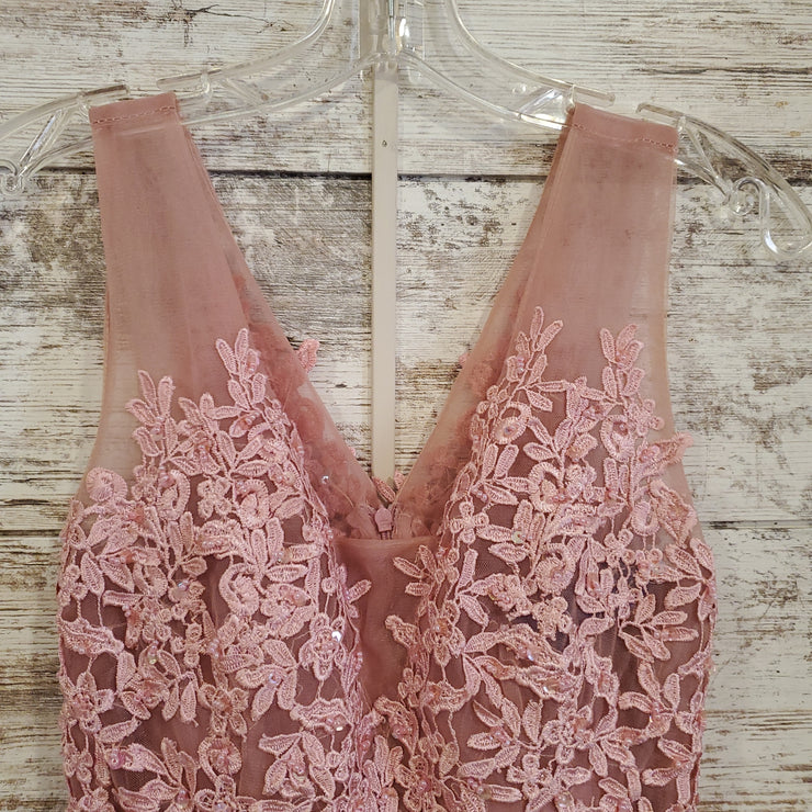 PINK/FLORAL SHORT DRESS