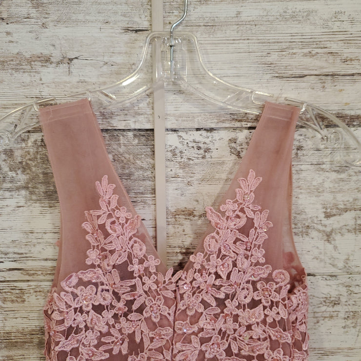 PINK/FLORAL SHORT DRESS