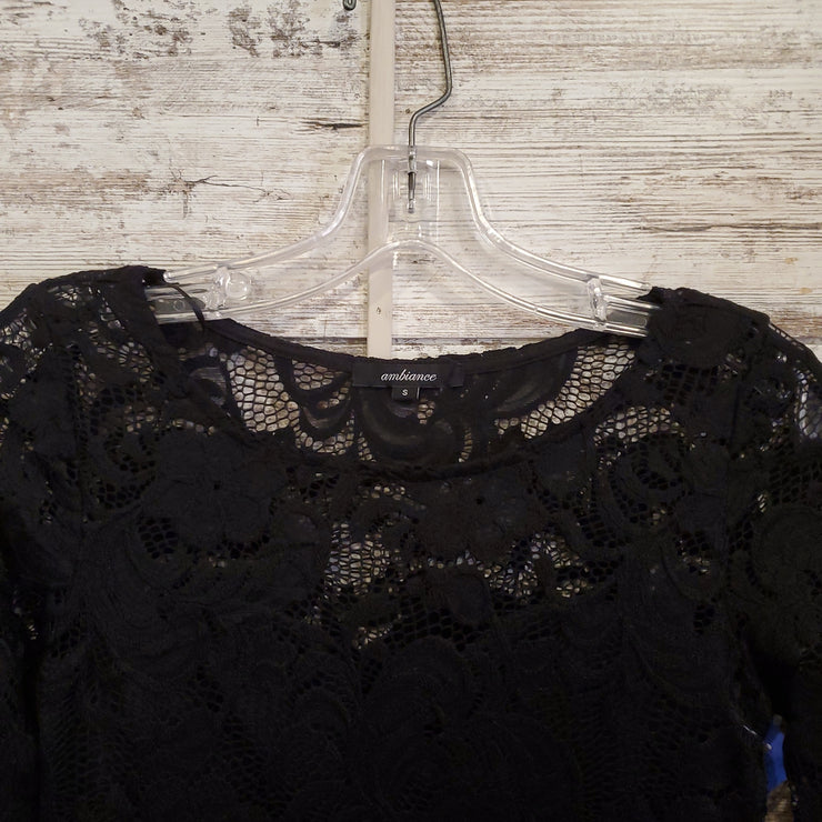 BLACK LACE SHORT DRESS