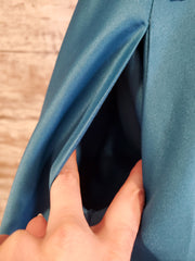 TEAL A LINE GOWN (NEW)