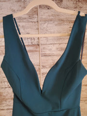 TEAL LONG EVENING GOWN