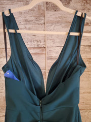 TEAL LONG EVENING GOWN