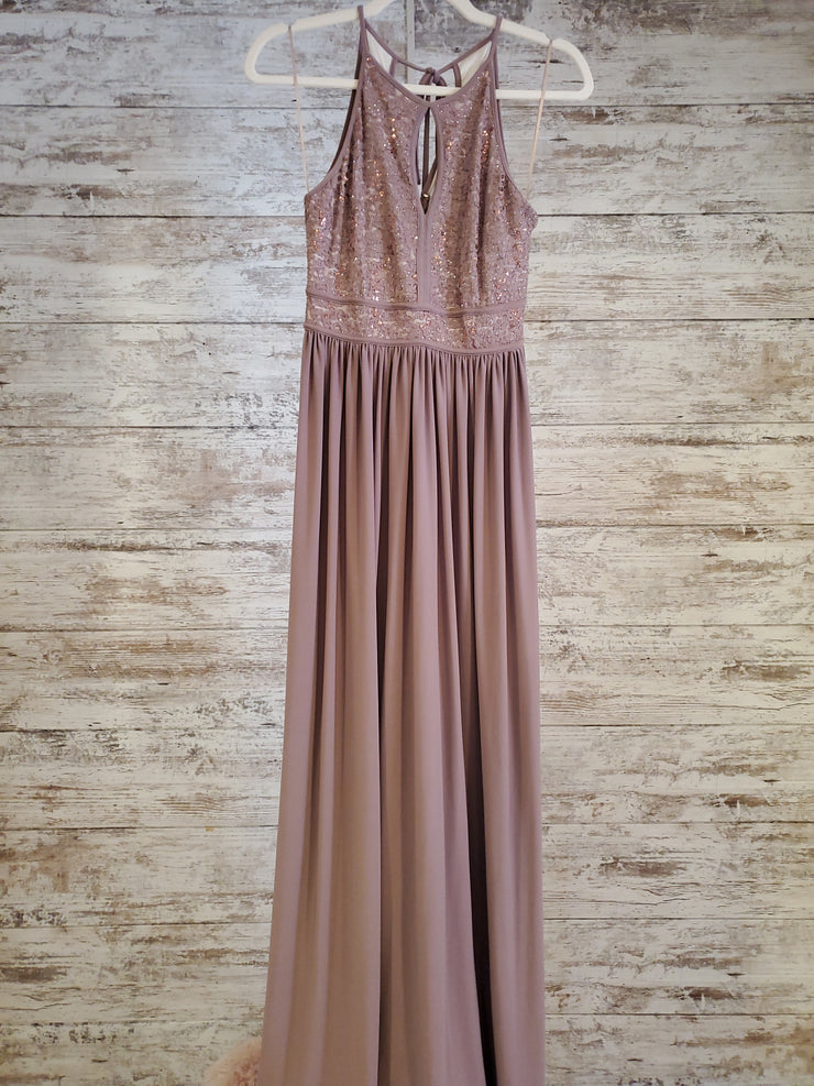 TAN LONG EVENING GOWN