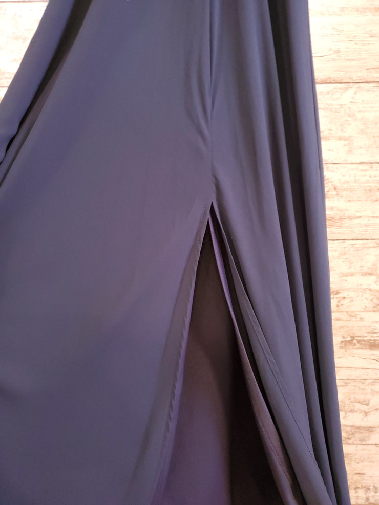 NAVY LONG EVENING GOWN