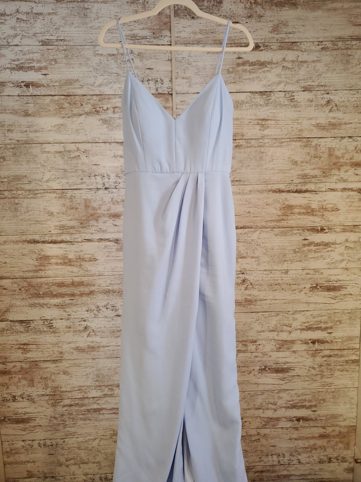 BLUE LONG EVENING GOWN