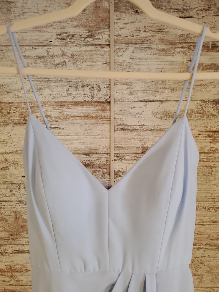 BLUE LONG EVENING GOWN