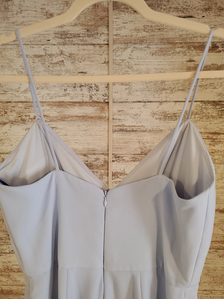 BLUE LONG EVENING GOWN