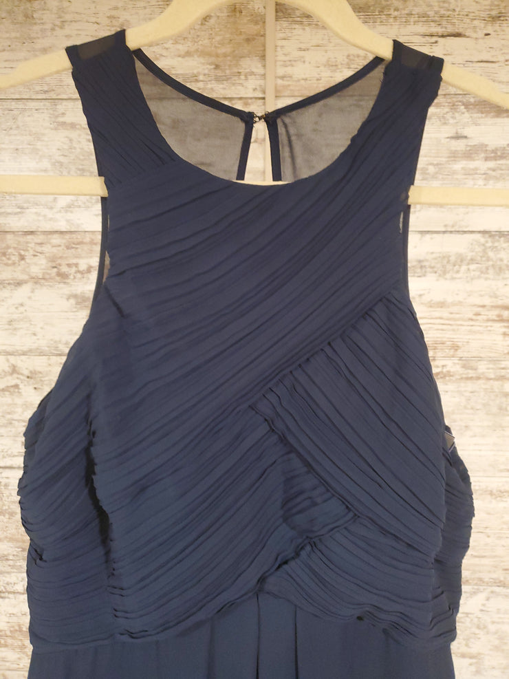 BLUE LONG EVENING GOWN