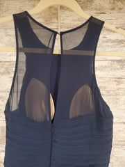 BLUE LONG EVENING GOWN