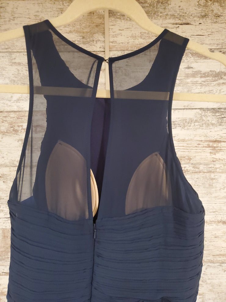 BLUE LONG EVENING GOWN