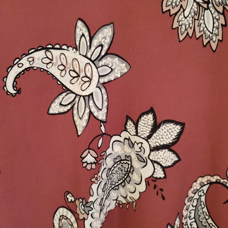 MAUVE FLORAL TOP