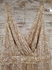 GOLD LONG EVENING GOWN