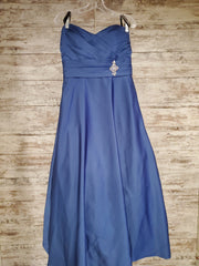 BLUE A LINE GOWN