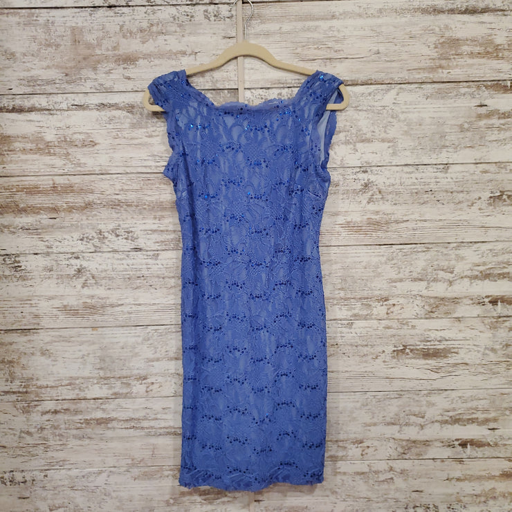 LAVENDER LACE SHORT DRESS