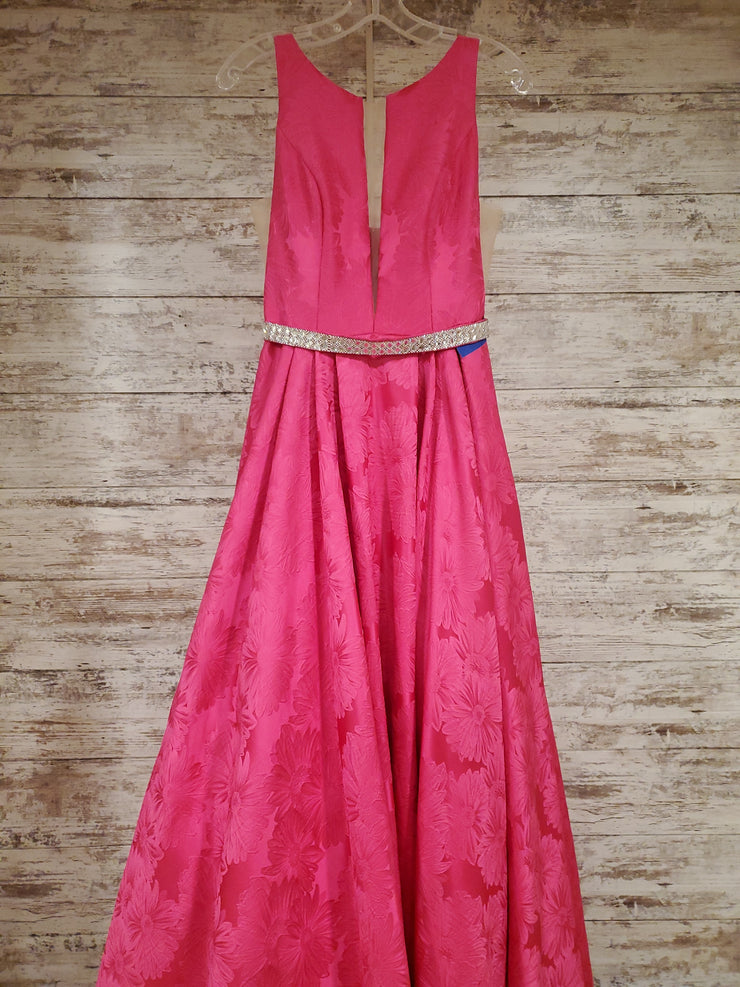 PINK A LINE GOWN