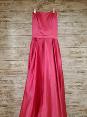 PINK A LINE GOWN