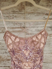 PINK/PURPLE SEQUIN LONG GOWN