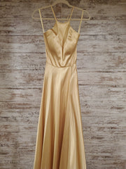 YELLOW A LINE GOWN (NEW)