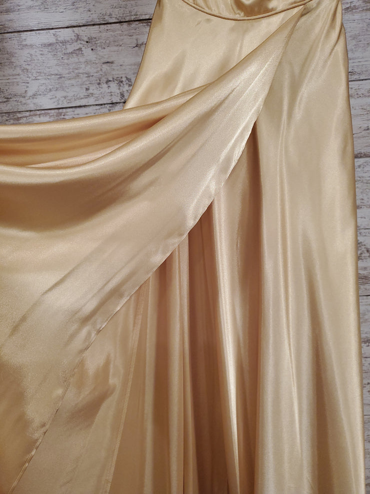 YELLOW A LINE GOWN (NEW)