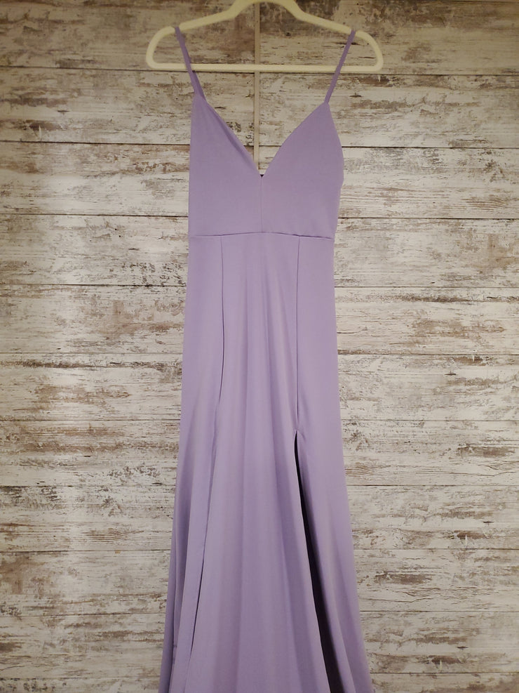 LAVENDER LONG EVENING GOWN
