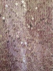 LAVENDER SPARKLY A LINE GOWN