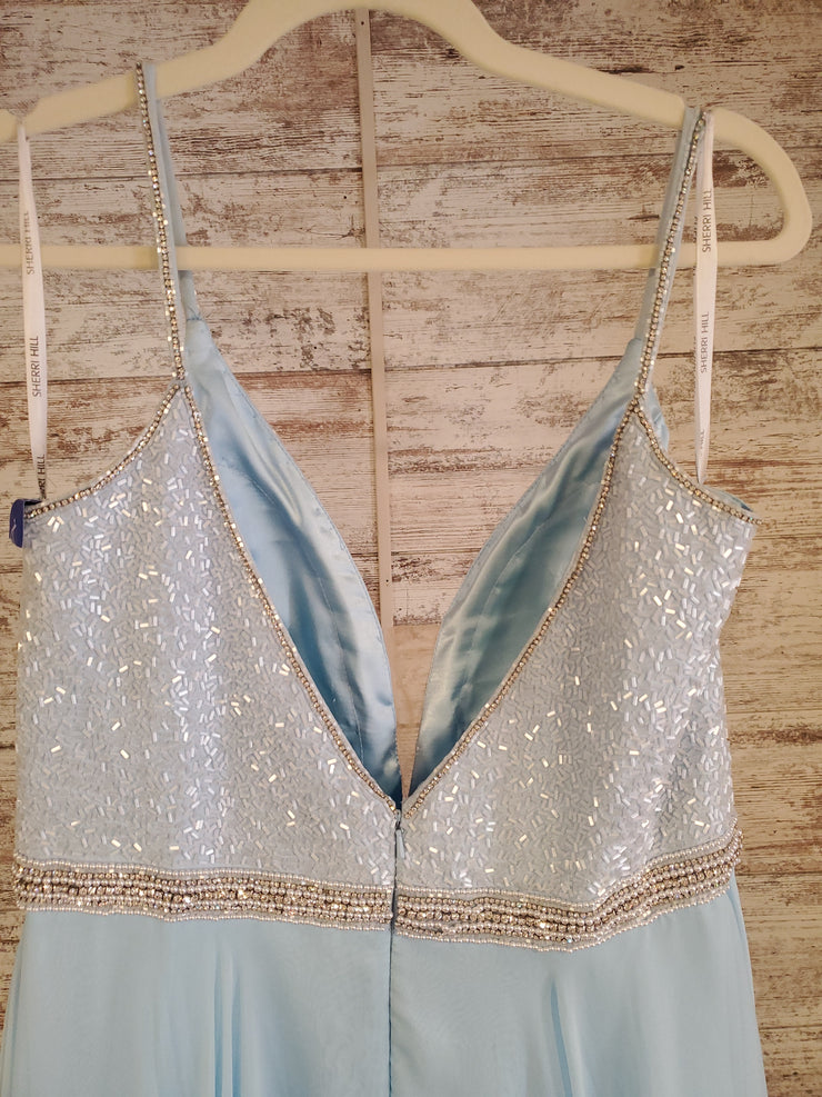 BLUE LONG EVENING GOWN