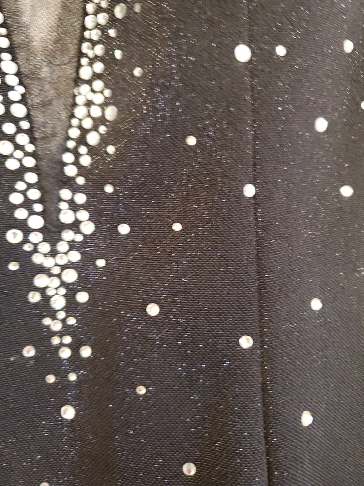 BLACK LONG EVENING GOWN