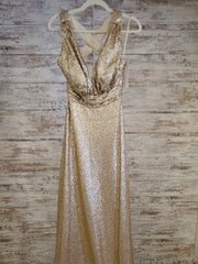 GOLD LONG EVENING GOWN (NEW)