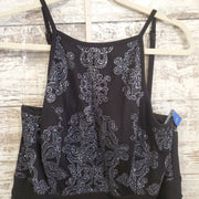 BLACK/SILVER SHORT DRESS