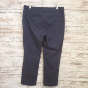 NAVY STRETCH CAPRI PANTS