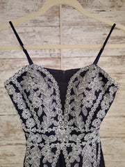 NAVY A LINE GOWN (NEW)