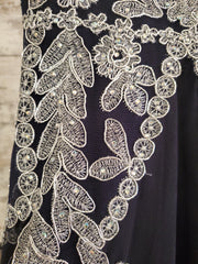 NAVY A LINE GOWN (NEW)