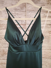 GREEN LONG EVENING GOWN (NEW)