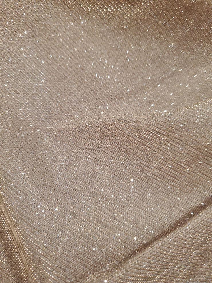 PINK/GOLD LONG EVENING GOWN