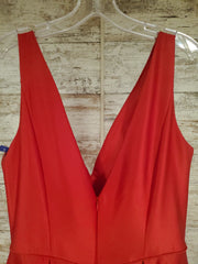 RED A LINE GOWN