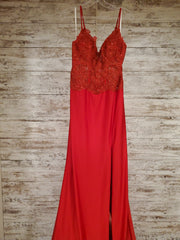 RED LONG EVENING GOWN (NEW)