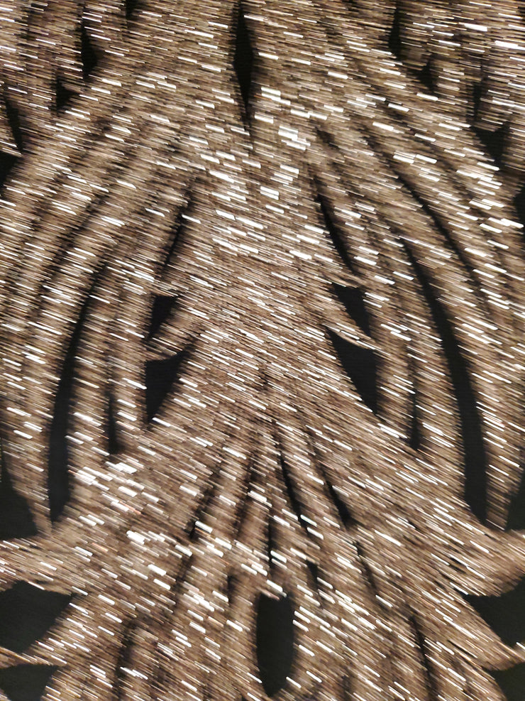 BLACK/GOLD LONG EVENING GOWN