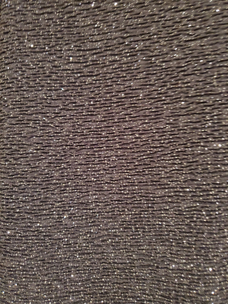 GRAY SPARKLY LONG EVENING GOWN