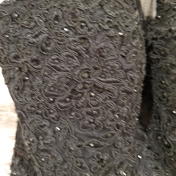 BLACK/BLUE SHORT DRESS