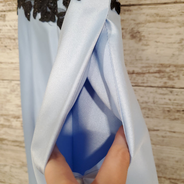 BLACK/BLUE SHORT DRESS