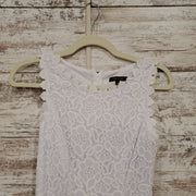 WHITE LACE SHORT DRESS