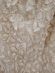 WHITE FLORAL LONG DRESS (NEW)