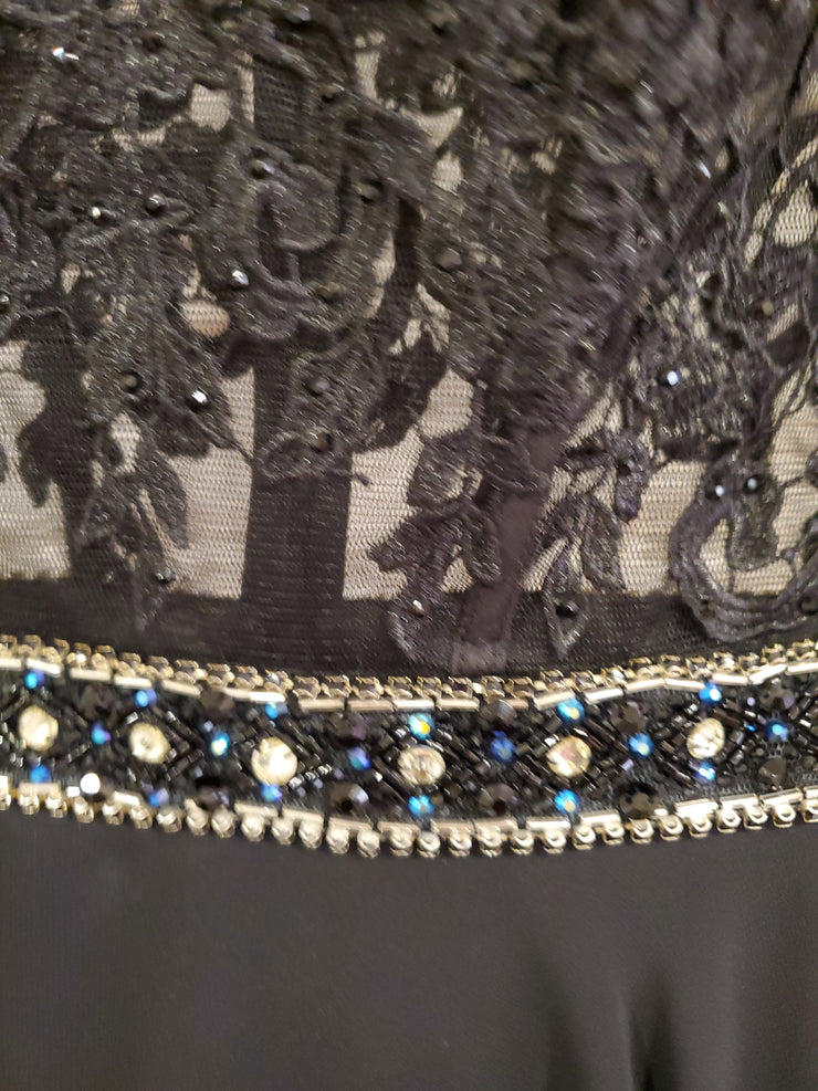 BLACK LONG EVENIN GOWN