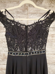 BLACK LONG EVENIN GOWN